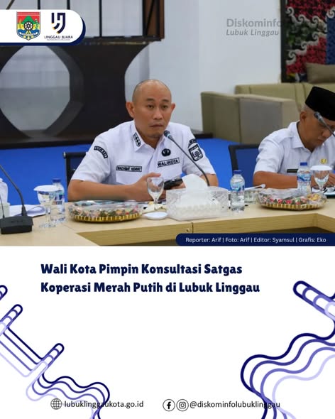 Wali Kota Pimpin Konsultasi Satgas Koperasi Merah Putih di Lubuk Linggau