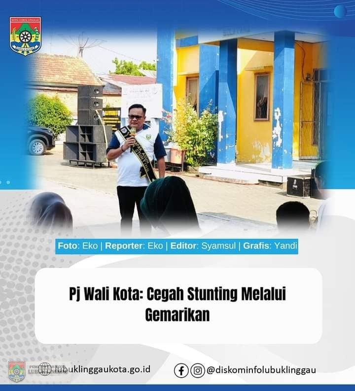 Pj Wali Kota: Cegah Stunting Melalui Gemarikan