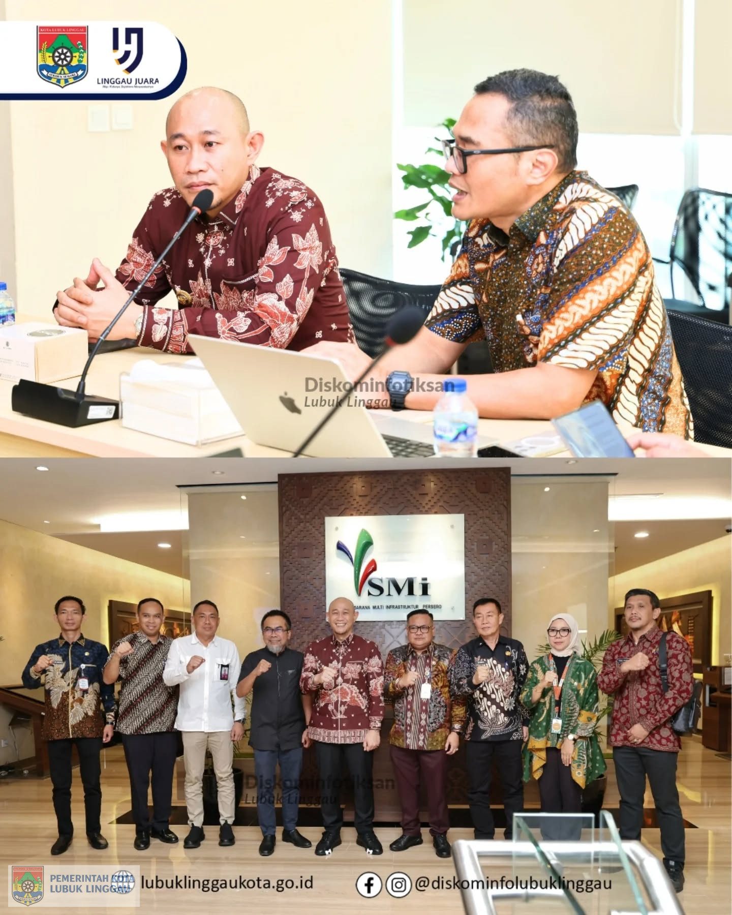 Wali Kota Lubuk Linggau Beraudiensi dengan Direktur PT SMI