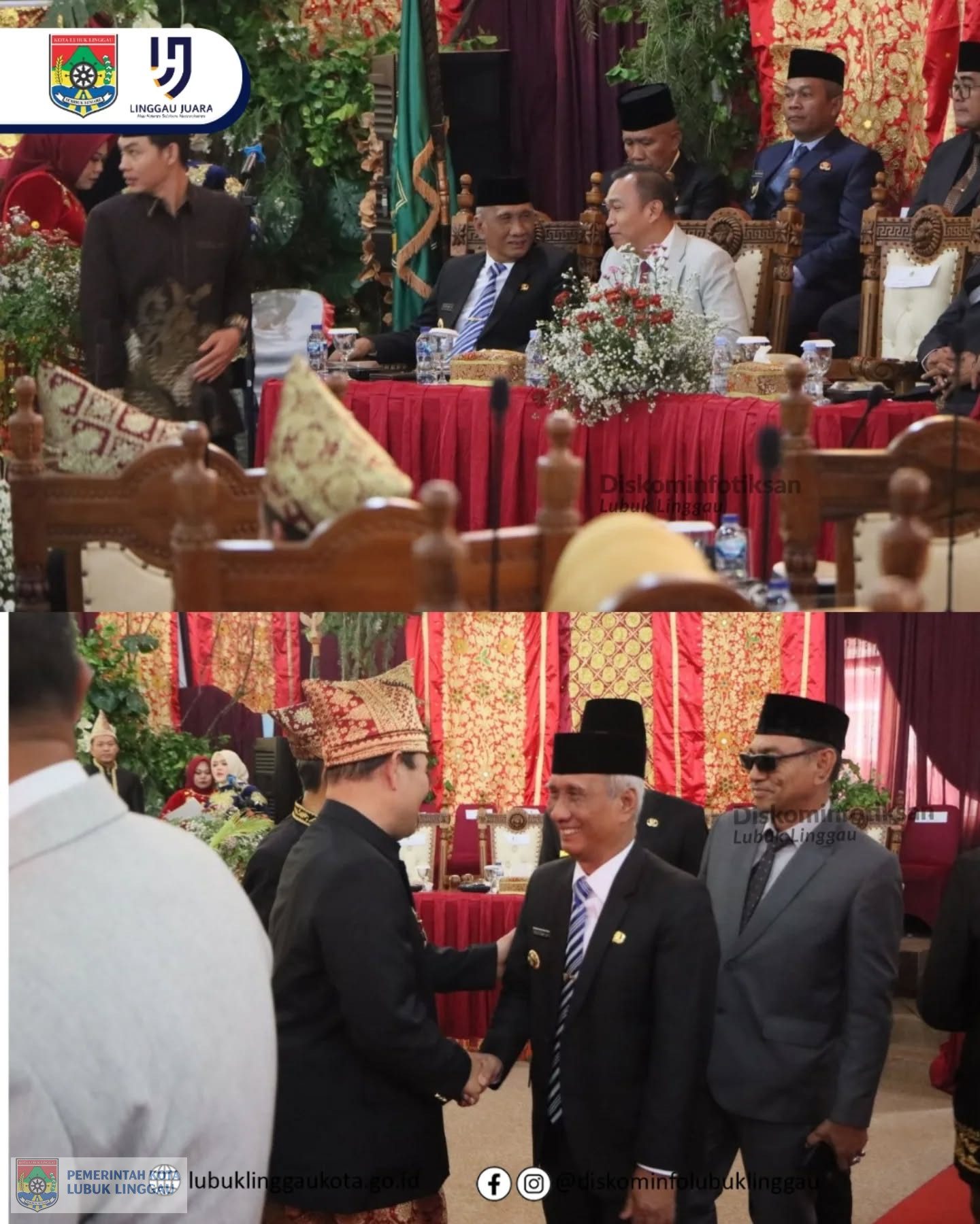 Wakil Wali Kota Lubuk Linggau Hadiri Rapat Paripurna Istimewa HUT Kota Curup ke-146