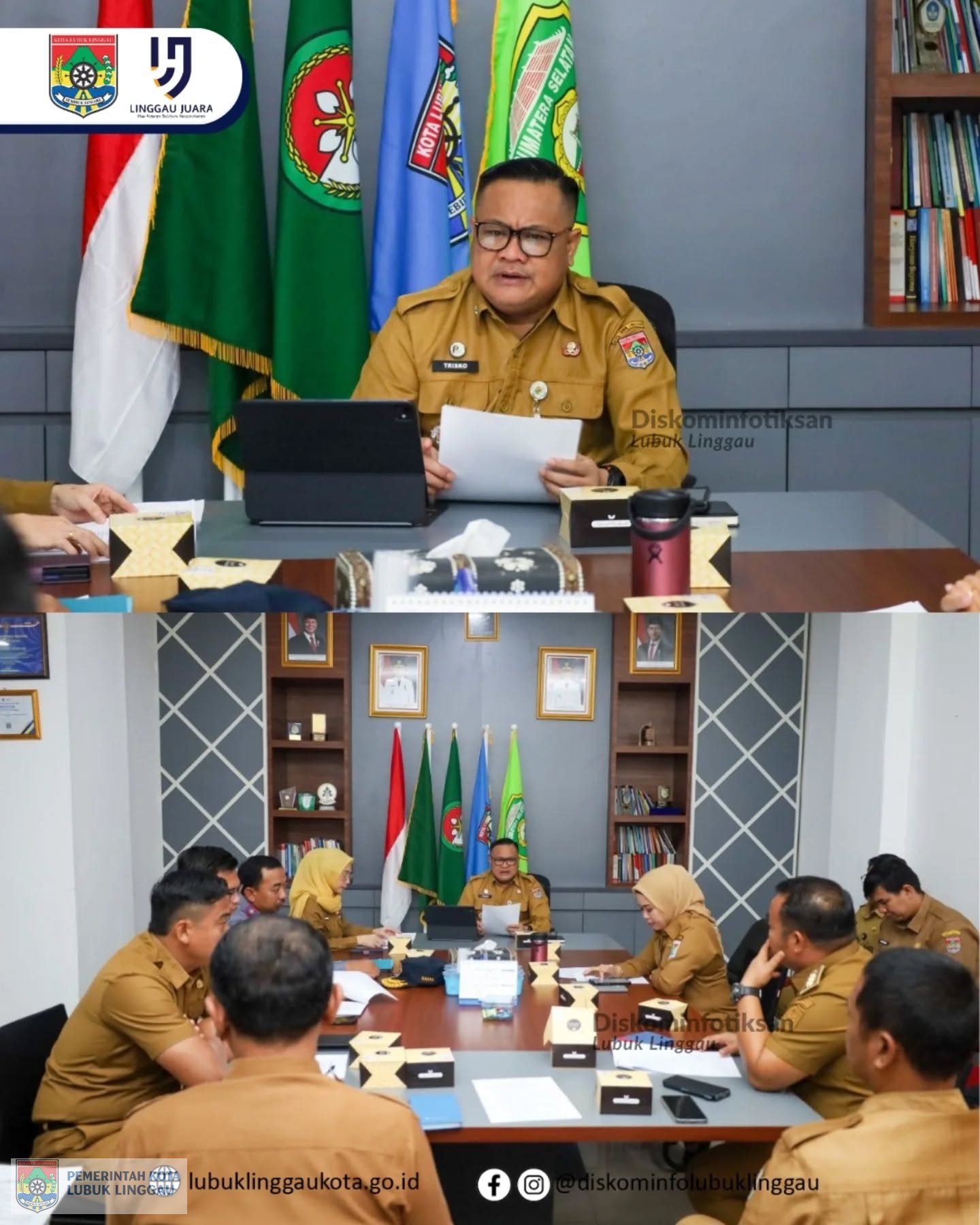 Sekda Piimpin Rapat Rencana Revitalisasi Pasar Bukit Sulap