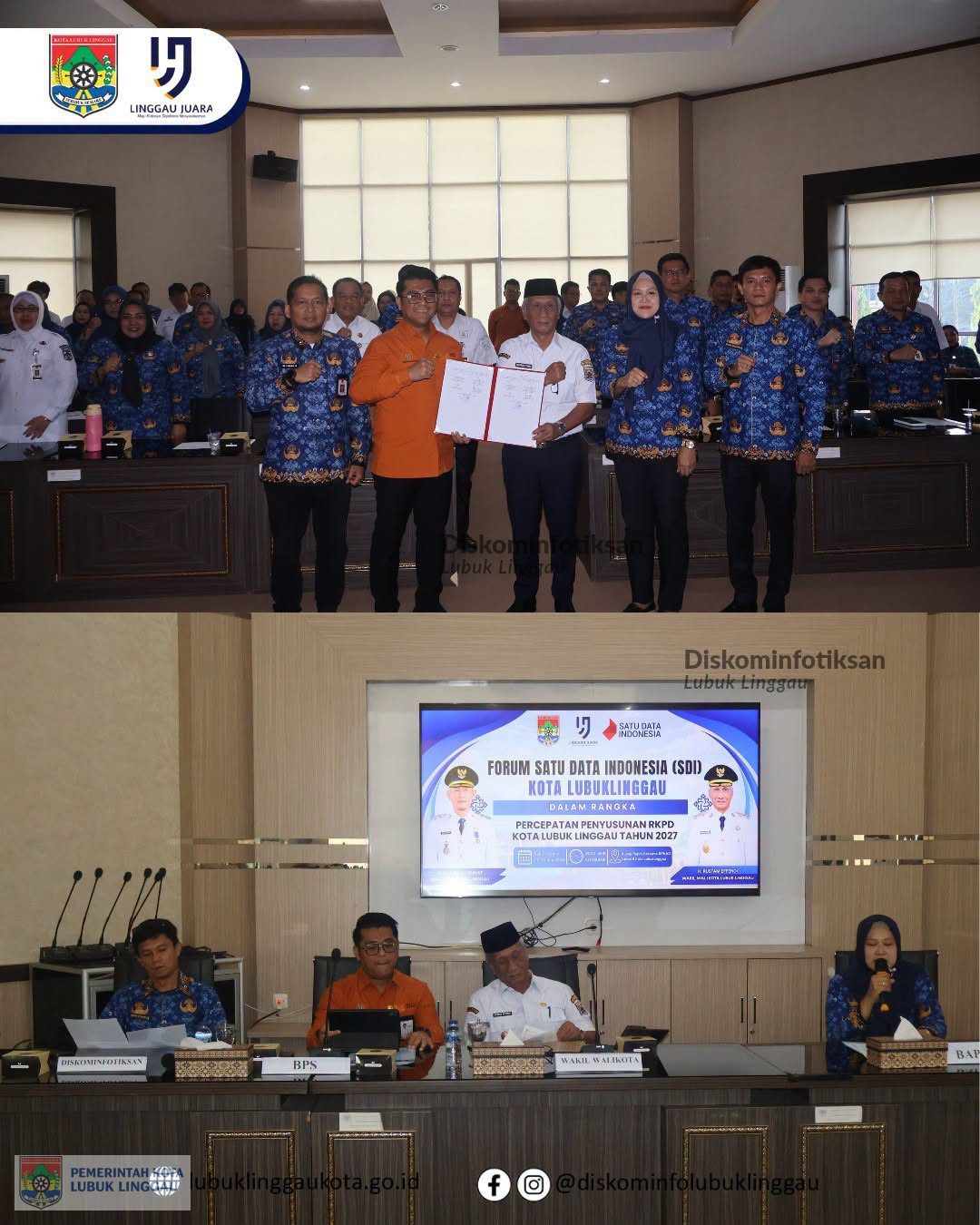 Wawako Lubuk Linggau Pimpin Rapat Forum SDI untuk Percepatan Penyusunan RKPD 2027