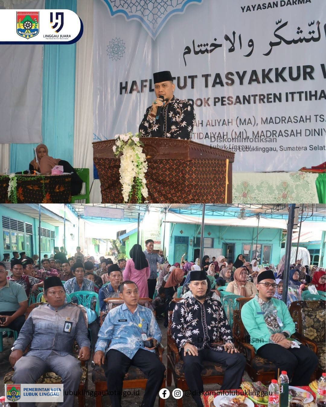 Staf Ahli I Hadiri Haflatut Tasyakur Wal Ikhtitam Ponpes Ittihadul Ulum Kota Lubuk Linggau