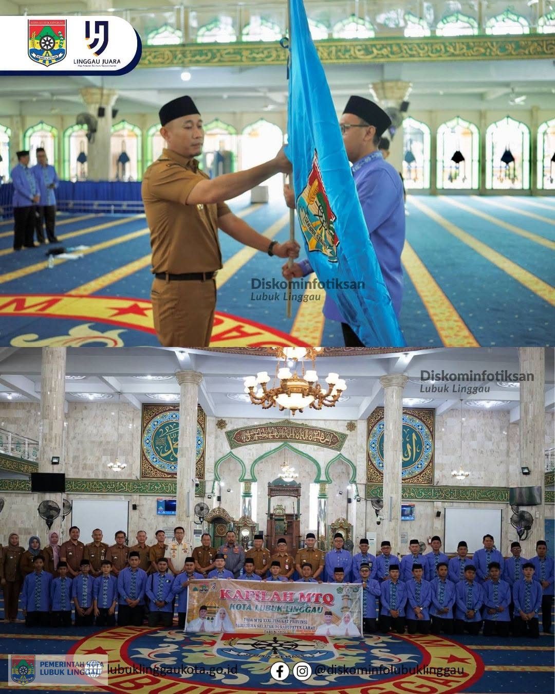 Wali Kota Lepas Kafilah Kota Lubuk Linggau Mengikuti MTQ Tingkat Provinsi Sumatera Selatan 2026