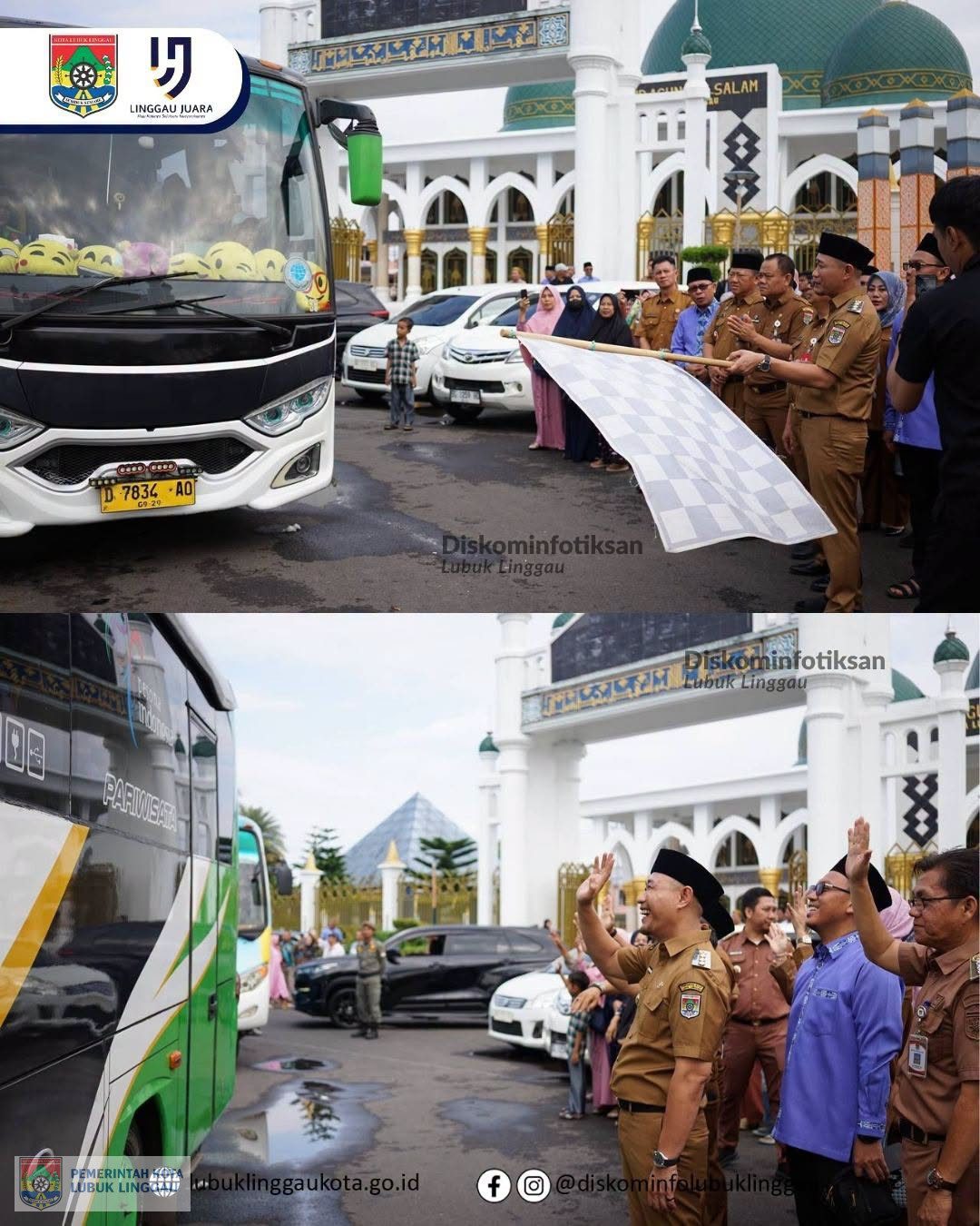 Wali Kota Lepas Kafilah Kota Lubuk Linggau Mengikuti MTQ Tingkat Provinsi Sumatera Selatan 2026