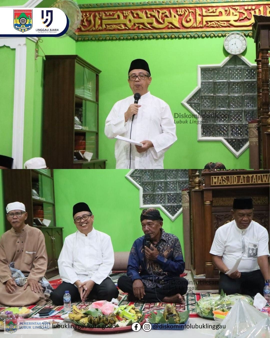  Asisten I menghadiri Peringatan Tahun Baru Islam 1448 Hijriah di Masjid At Taqwa
