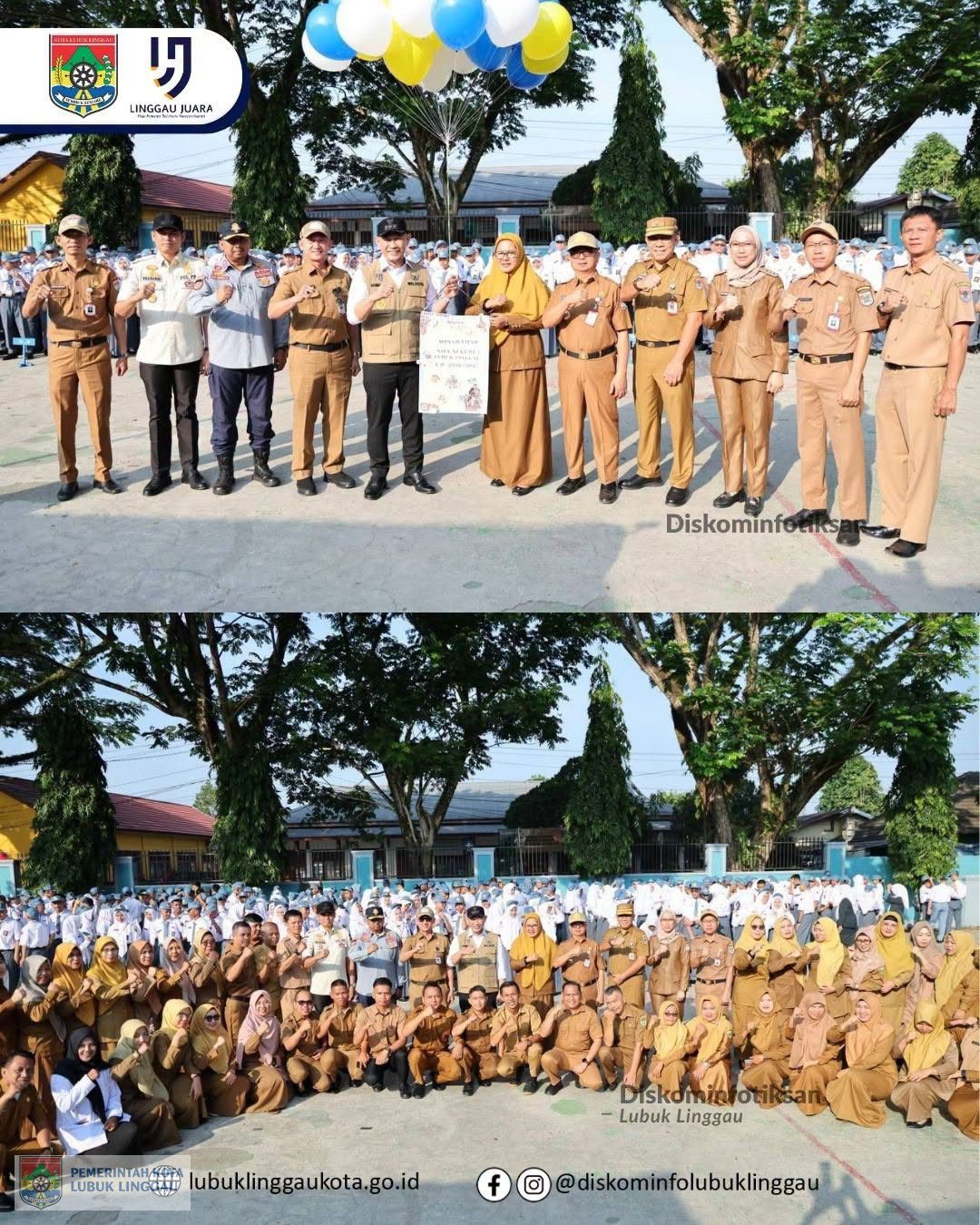 Wali Kota Tinjau Kegiatan MPLS di SMAN 1 Lubuk Linggau