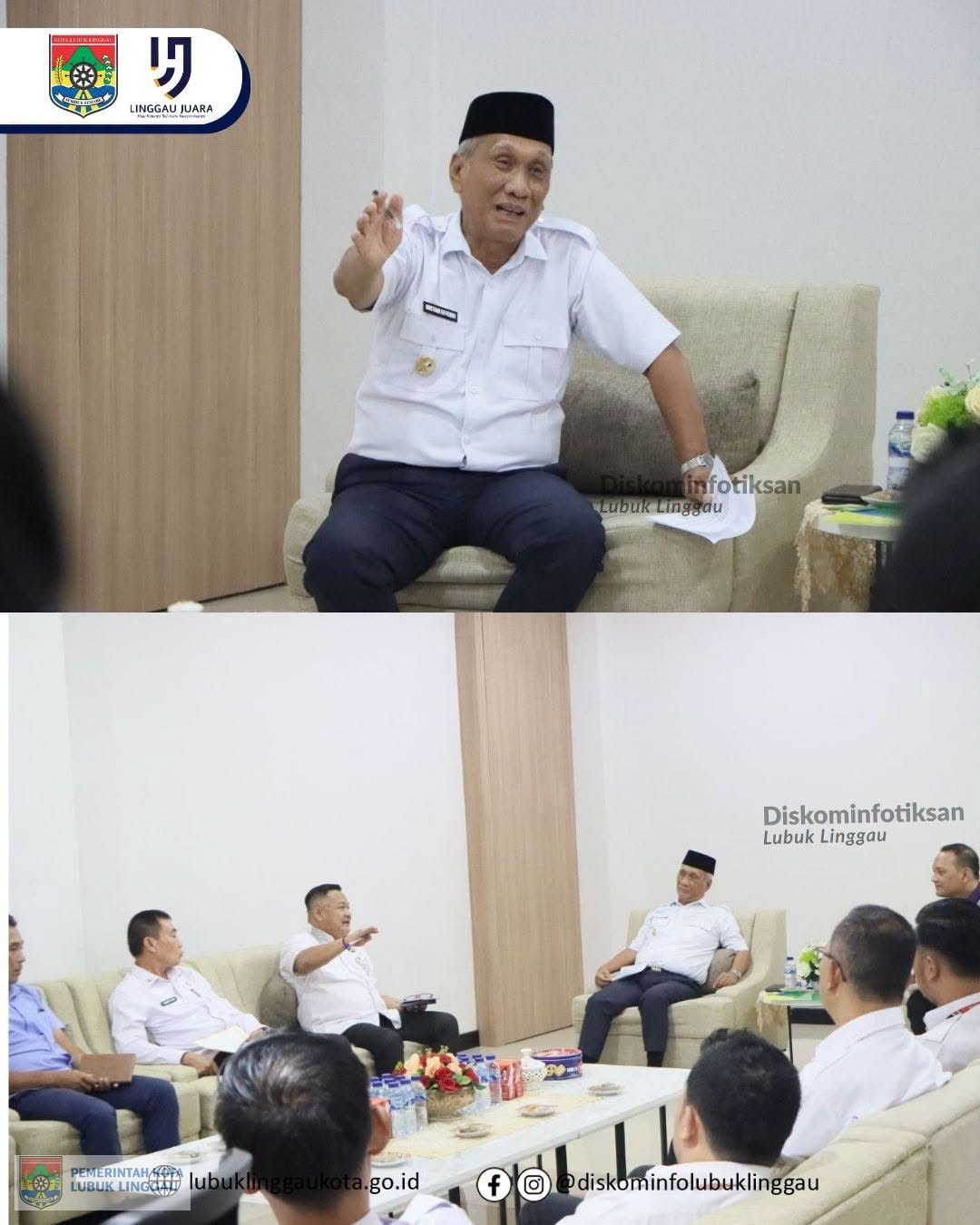 Wakil Wali Kota Terima Audiensi Pihak BPJS Ketenagakerjaan Kota Lubuk Linggau