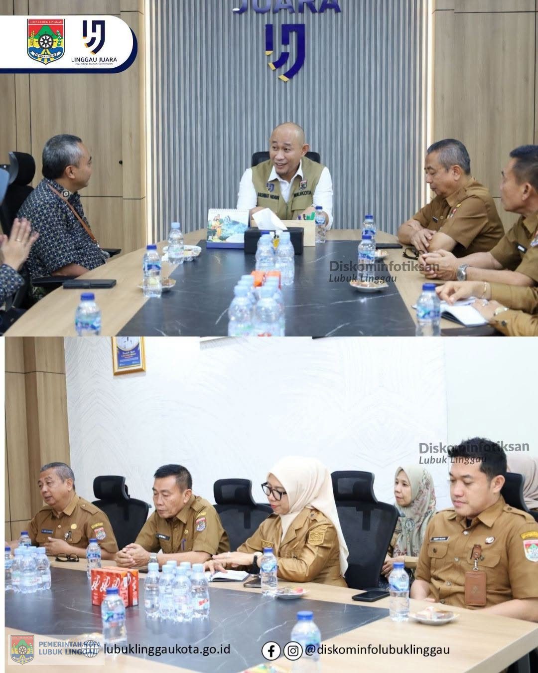 Wali Kota Lubuk Linggau Terima Audiensi Deputi Direksi BPJS Kesehatan Wilayah III