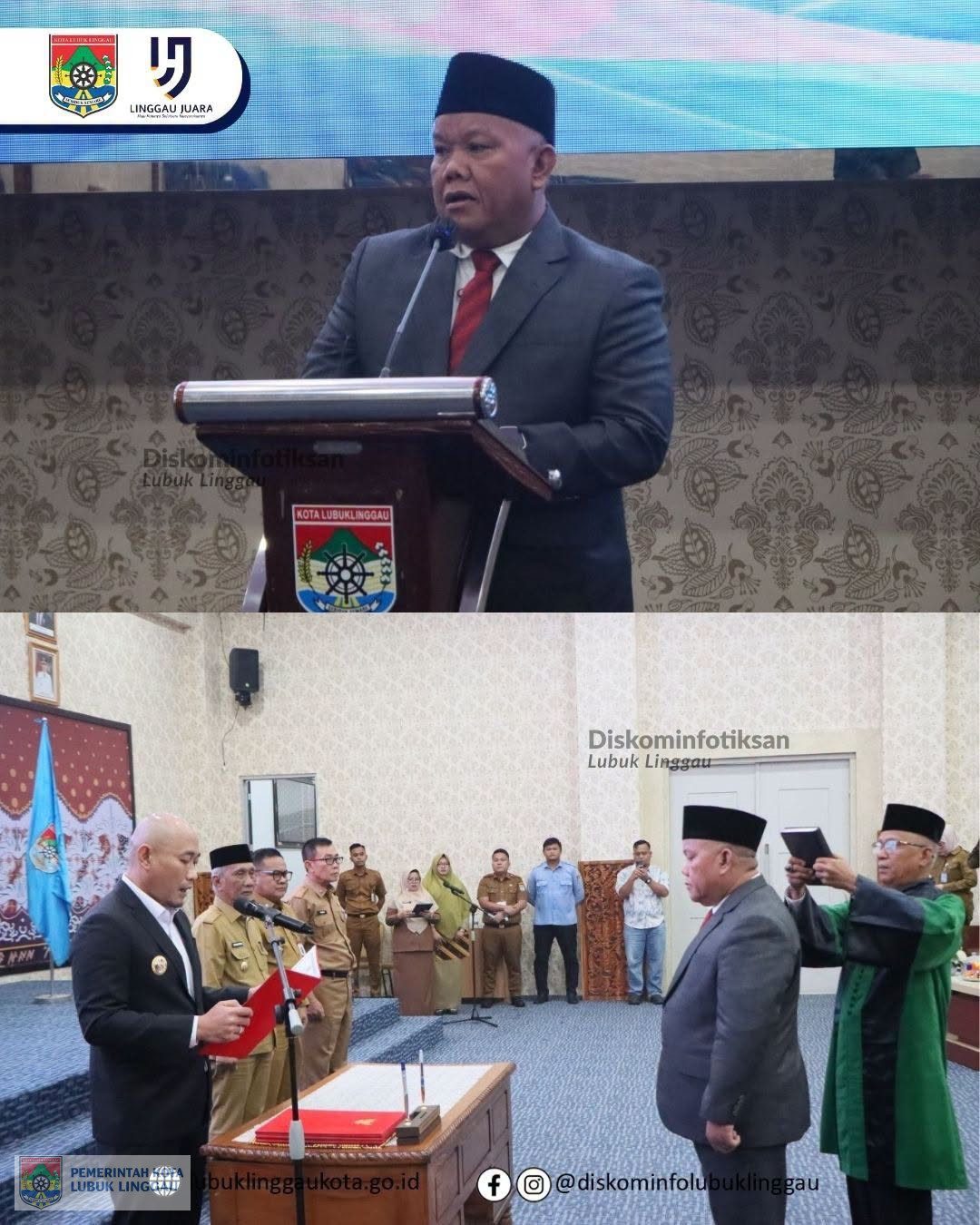 Wali Kota Lantik Direktur PDAM Tirta Bukit Sulap Periode 2026-2031
