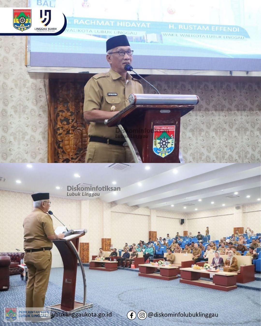 Wawako Buka Pencanangan Zona Integritas dan Forum Konsultasi Publik Balai POM di Lubuk Linggau
