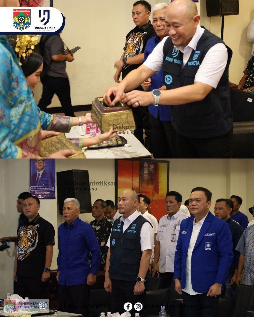 Wali Kota Hadiri Pelantikan Pengurus dan Relawan PAN se-Kota Lubuk Linggau