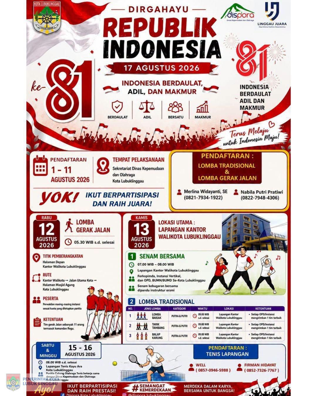 SEMARAK HUT KE-81 REPUBLIK INDONESIA 🇮🇩