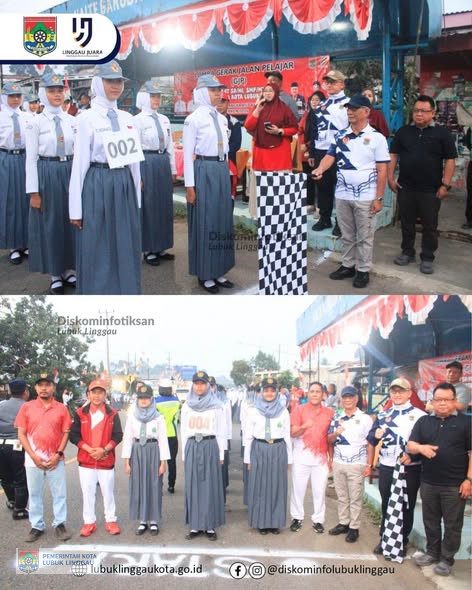 Wawako Lepas Peserta Gerak Jalan Tingkat SMA 