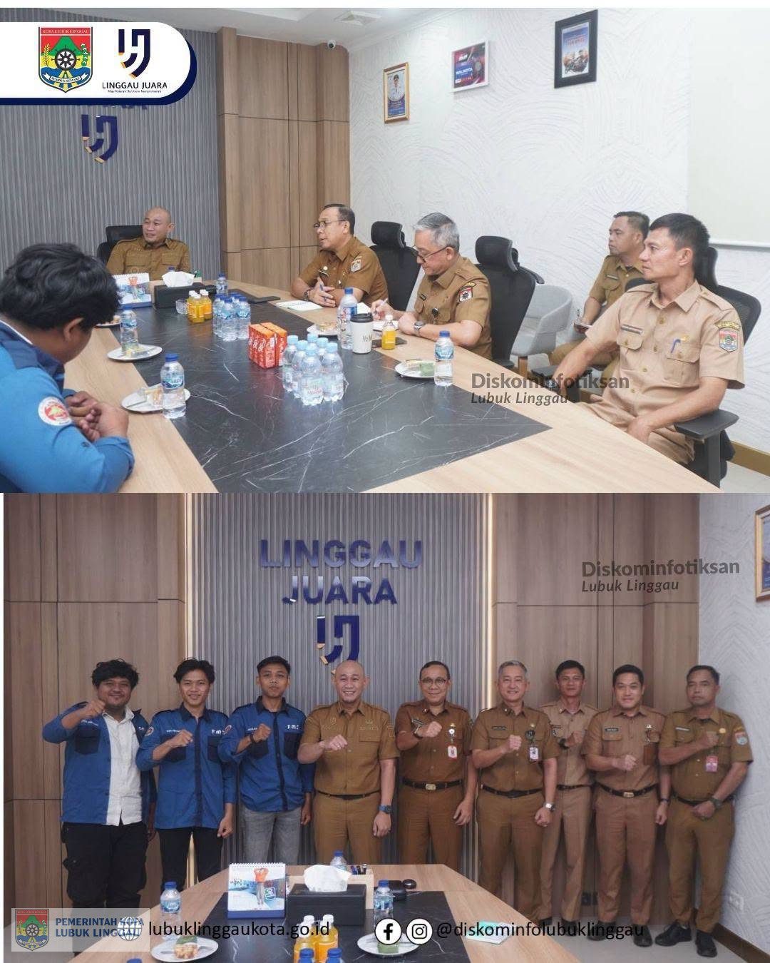 Wali Kota Lubuk Linggau Terima Audiensi Forum Mahasiswa Silampari Provinsi Bengkulu