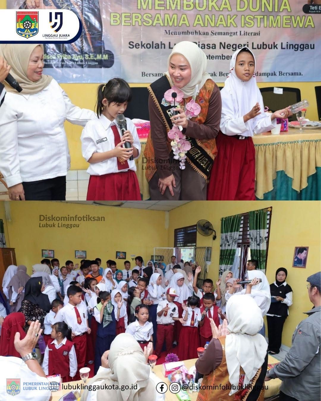 Bunda PAUD Kota Lubuk Linggau Hadiri Kegiatan Literasi di SLB ‎LUBUK LINGGAU