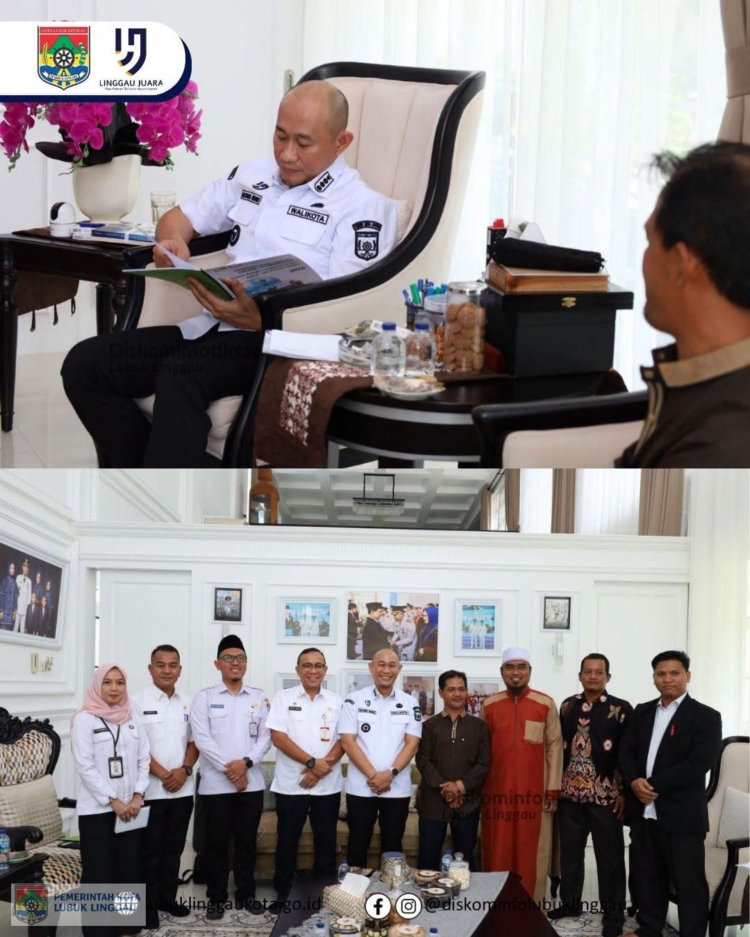 Wali Kota Lubuk Linggau Terima Audiensi IKPM, Dukung Peringatan 1 Abad IKPM