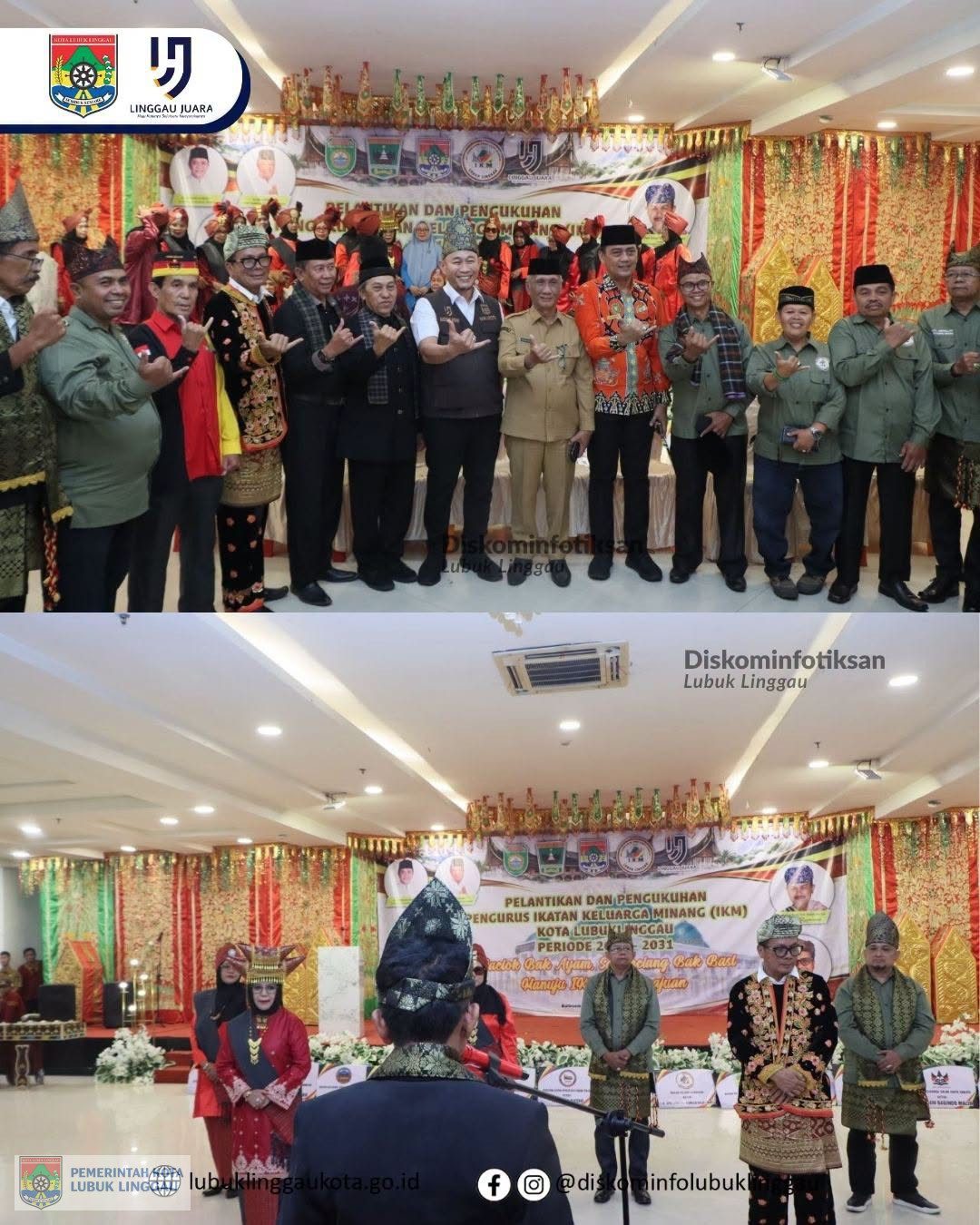 Wali Kota Hadiri Pelantikan Pengurus IKM dan IKWM Lubuk Linggau Periode 2026-2031