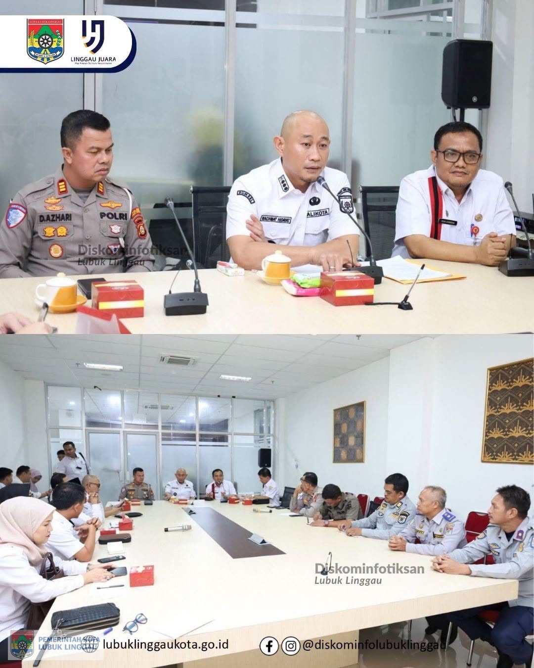 Wako Lubuk Linggau Pimpin Rakor Persiapan Car Free Day dan Car Free Night 