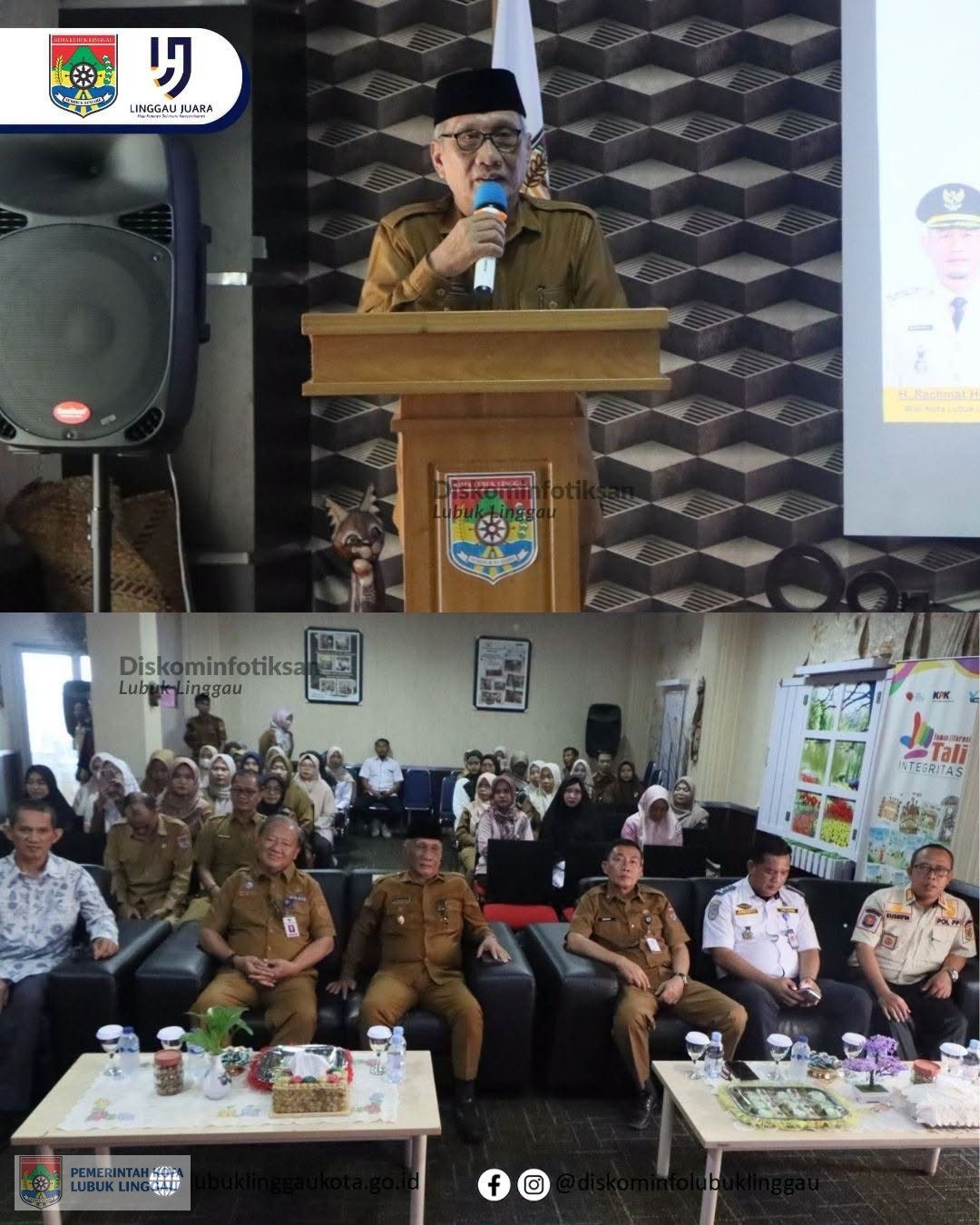 Wakil Wali Kota Buka Bimtek Literasi Informasi